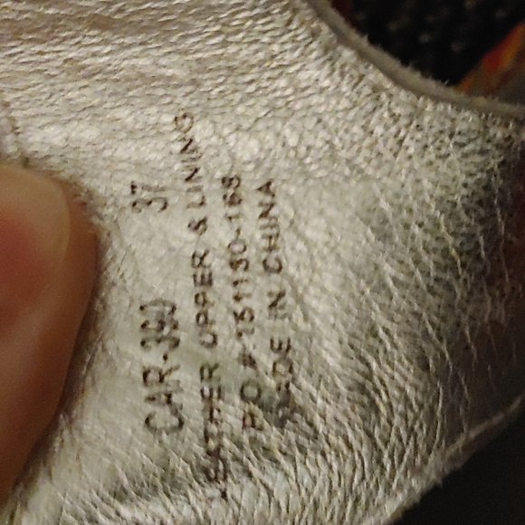 Alegria PG Lite Multi Colored Patent  Leather Sandals Size 37 US 7 - 7.5 - Picture 4 of 10